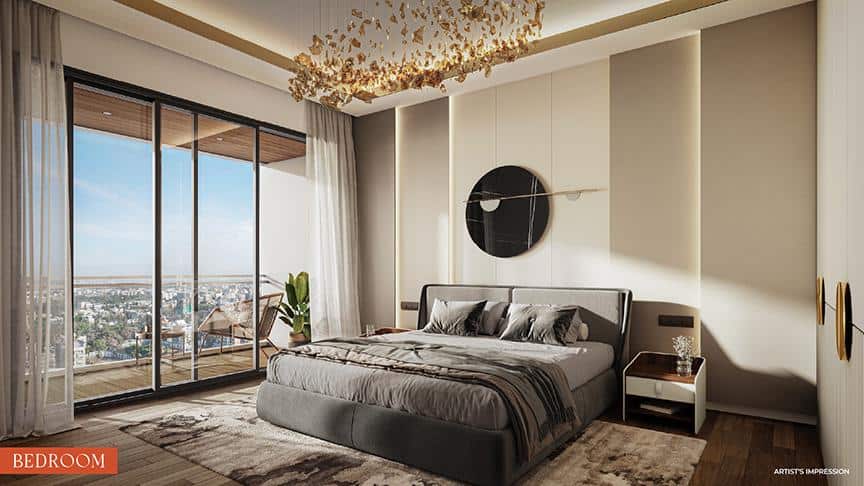 Luxury 4 BHK sample flat interior in Vile Parle West Mumbai premium residential project