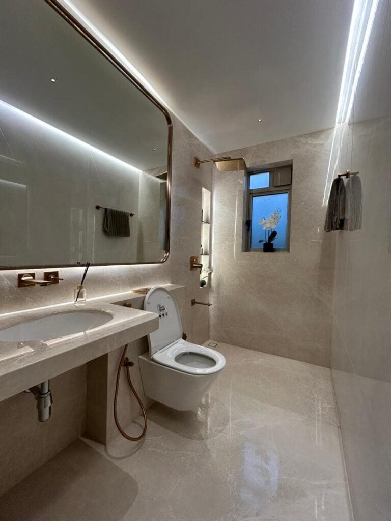 Spacious 3 BHK layout design in Vile Parle West Mumbai premium homes